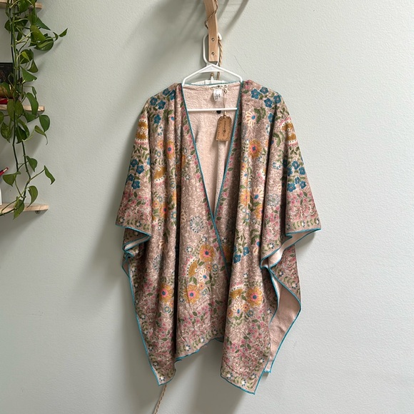 Natural Life Poncho Sweater - Picture 1 of 7